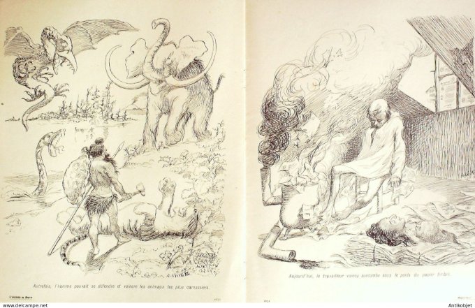 L'Assiette au beurre 1903 # 123 Magistrats affaire Humbert Willette