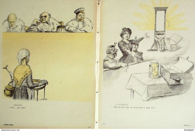 L'Assiette au beurre 1903 # 123 Magistrats affaire Humbert Willette