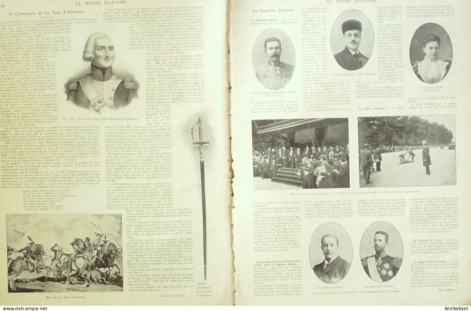 Le Monde illustré 1900 n°2257 Chine Canton Tien-Tsin Pei-Ho Lai-Tcheou Li-Hung-Tchang Russie Mouravi