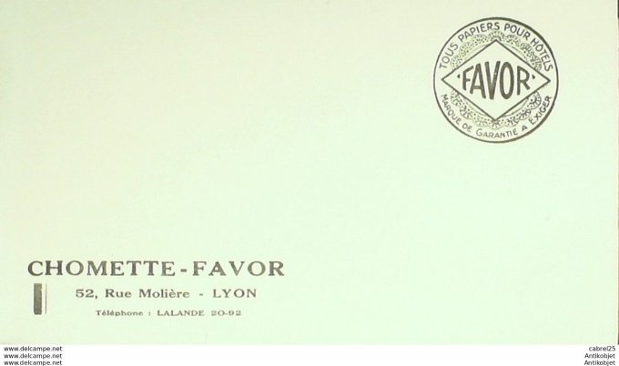 Buvard Favor Chomette Revãªtement