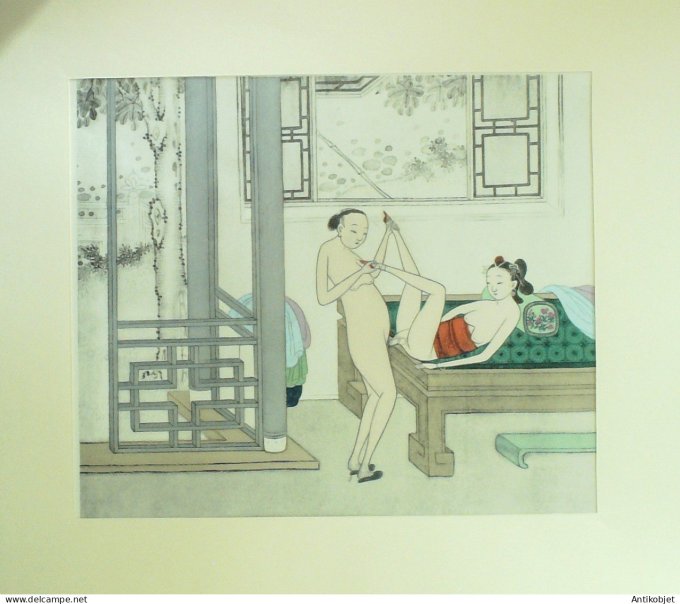 Estampe Chinoise scène érotique 12