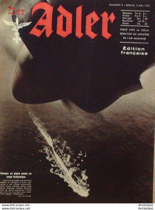Revue Der Adler Ww2 1942 # 09