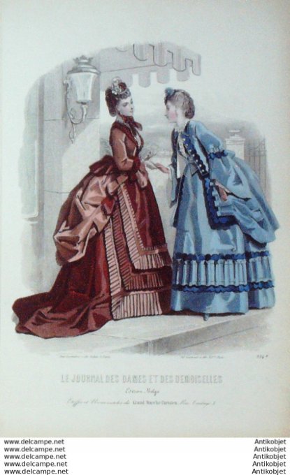 Journal des Dames Demoiselles 1870 # 954 (Marché Parisien)