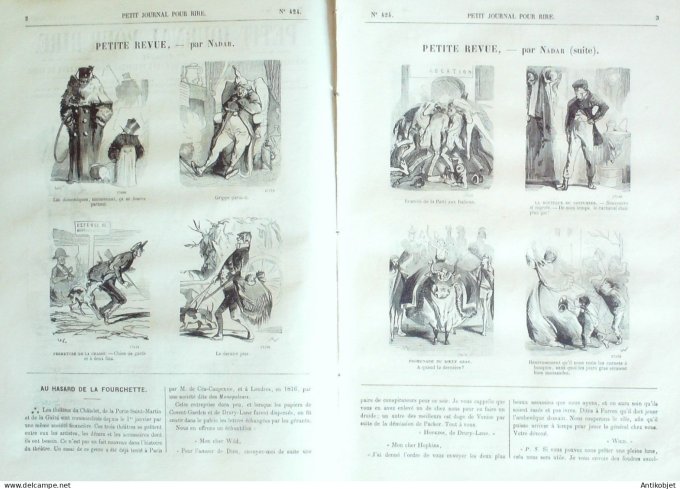 Petit journal pour Rire 1863 # 424 Paysannerie Grevin