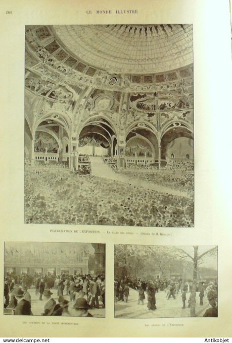 Le Monde illustré 1900 n°2247 Exposition 1900 des palais étrangers