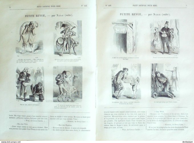 Petit journal pour Rire 1863 # 424 Paysannerie Grevin
