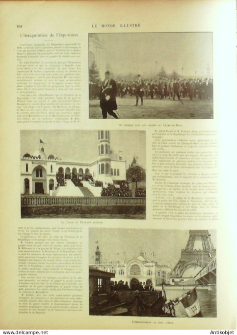 Le Monde illustré 1900 n°2247 Exposition 1900 des palais étrangers