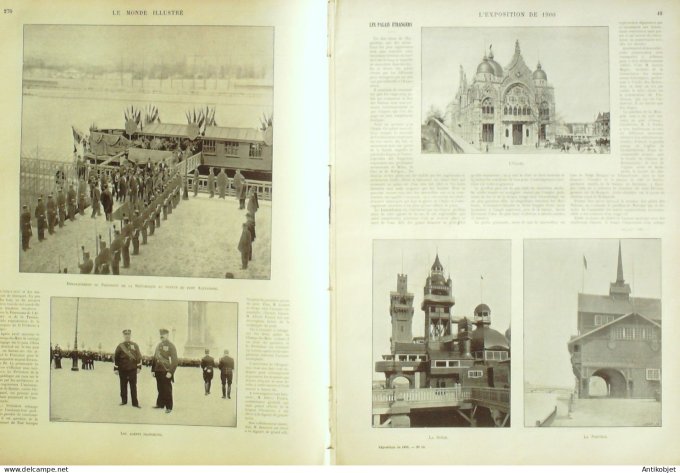 Le Monde illustré 1900 n°2247 Exposition 1900 des palais étrangers