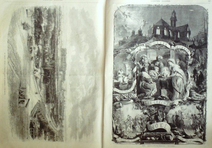 L'Univers illustré 1868 # 728 Espagne Madrid Cadix Italie Tibre Quais de Paris