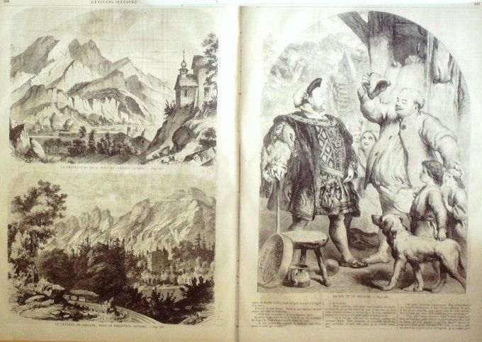 L'Univers illustré 1859 #  73 camp d'Helfaut Caucase vendanges Chine Pei-ho combat