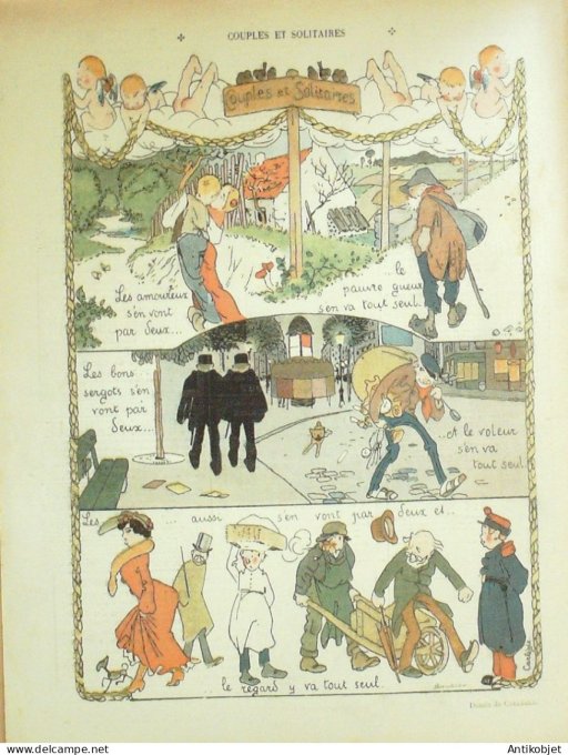 Le Rire 1905-01-21 # 103 Journal humoristique Ed.Originale Folies-Bergere