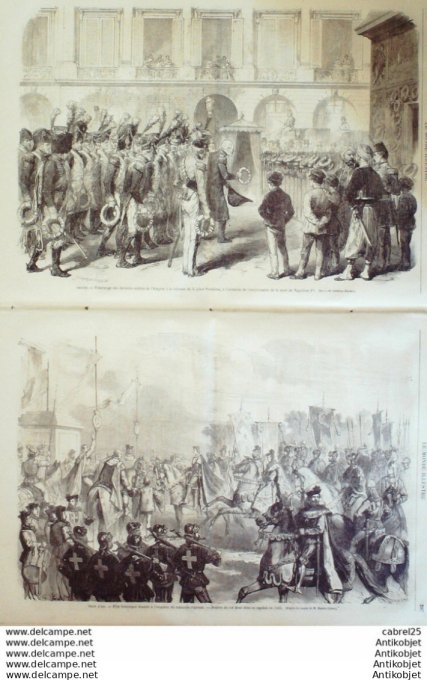 Le Monde illustré 1868 n°630 Inde Seringam Italie Eza Marseille (13) Aix (13) Sedan Bocroi (08) Ture