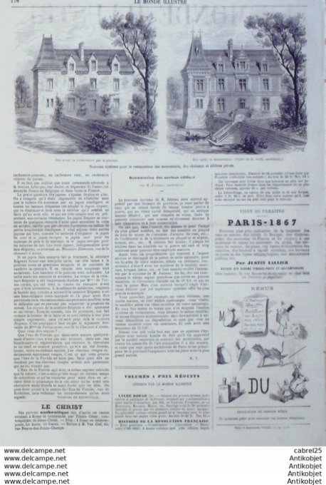 Le Monde illustré 1867 n°544 Espagne Catalogne Billancourt Amiens (80) Borghano (20) Vero Gavarnie (