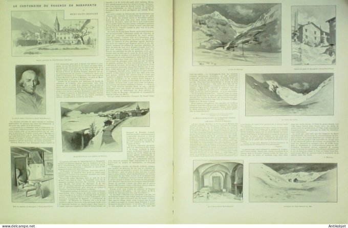 L'illustration 1900 n°2990 Sénégal Rufisque Contrexeville (85) Shah Perse Bonaparte centenaire Afriq