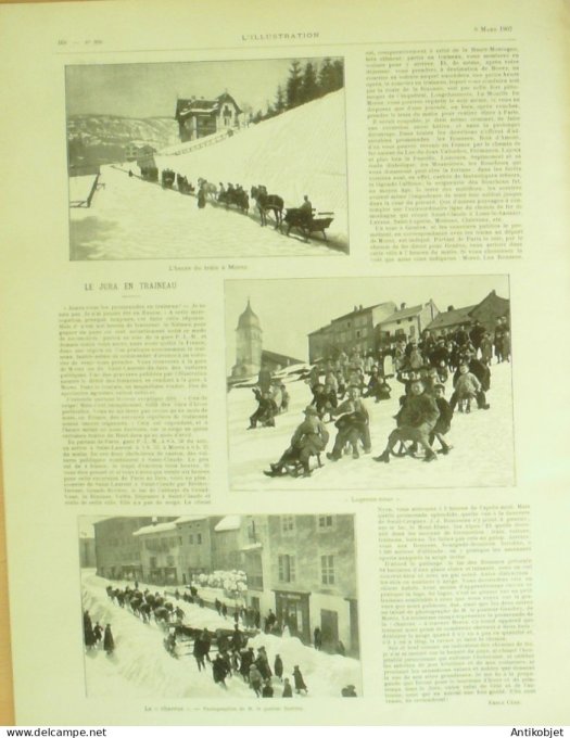 L'illustration 1902 n°3080 Léon XIII jubilé centenaire Victor Hugo Barcelone Andalousie