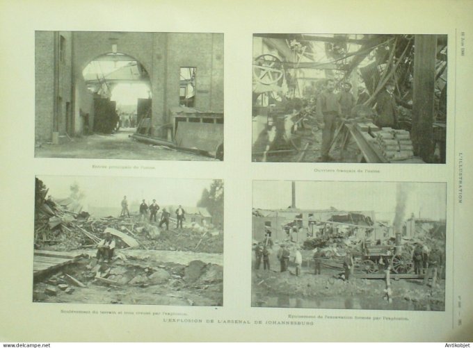 L'illustration 1900 n°2990 Sénégal Rufisque Contrexeville (85) Shah Perse Bonaparte centenaire Afriq