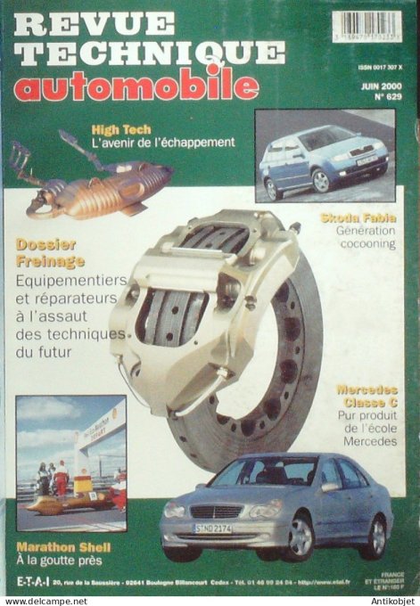 Revue Tech. Automobile 2000 n°629 Opel Astra