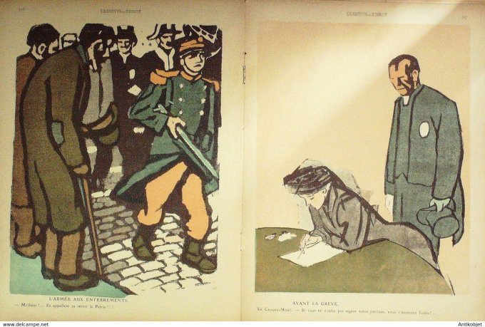 L'Assiette au beurre 1910 # 488 Les Croque-morts Galanis