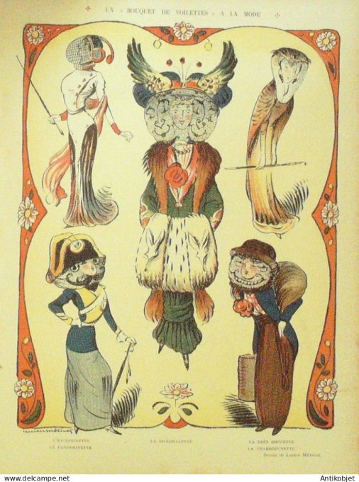 Le Rire 1910-04- 9 # 375 Journal humoristique Ed.Originale Marivaudage