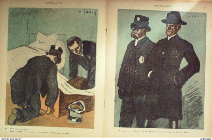 L'Assiette au beurre 1910 # 488 Les Croque-morts Galanis