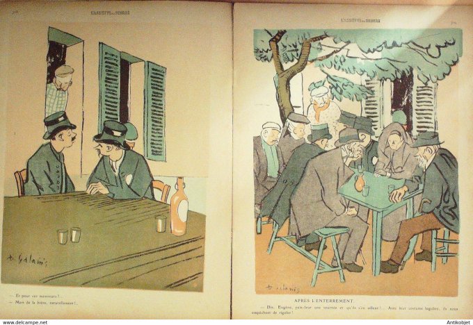L'Assiette au beurre 1910 # 488 Les Croque-morts Galanis