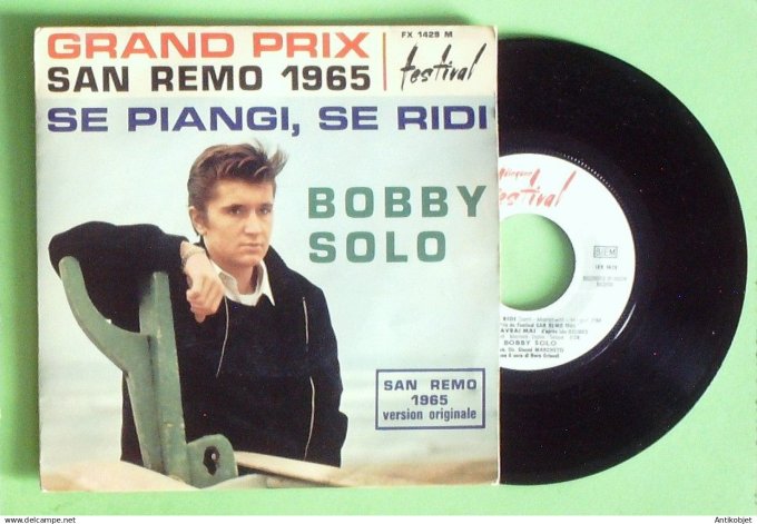 Solo Bobby 45T EP Se piangi se ridi 1965 GP Eurovision