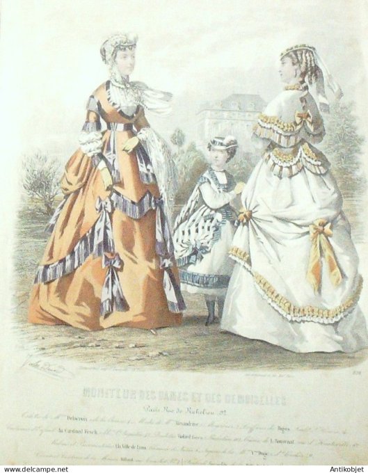 Moniteur de Dames & Demoiselles 1864 #  896 (Maison Delacroix)