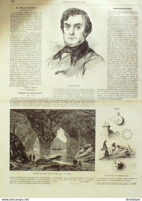 Le Monde illustré 1858 n° 53 Turquie Dolma Backtché Chine Macao Terre Neuve Canada Labrador