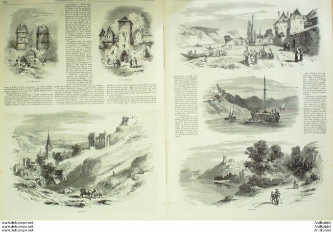 L'Illustration 1850 n°401 Espagne MADRID Bacharach Thurnberg (68) ALCIDE TOUSEZ