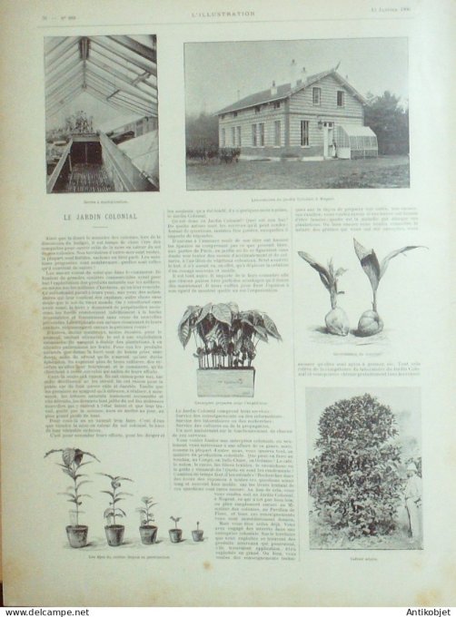 L'illustration 1900 n°2968 Afrique-Sud Transvaal Natal Russie Novorossiisk Vietnam Annam Bong-Miu Qu
