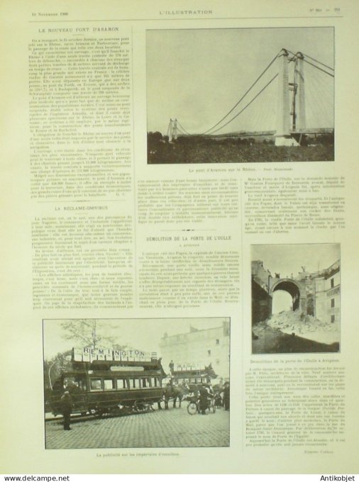 L'illustration 1900 n°3011 Algérie Aghrib Avignon (84) Chine Pékin occupation Te-Deum