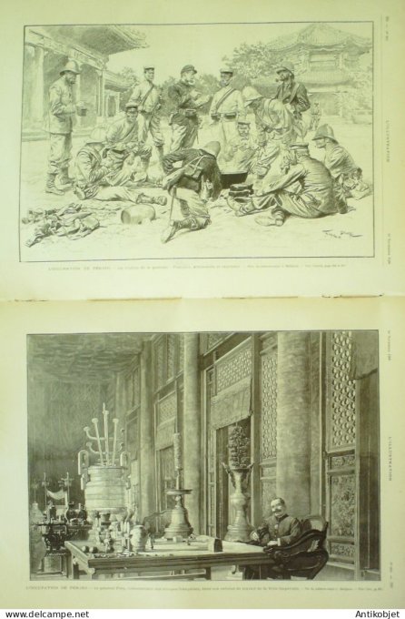 L'illustration 1900 n°3011 Algérie Aghrib Avignon (84) Chine Pékin occupation Te-Deum