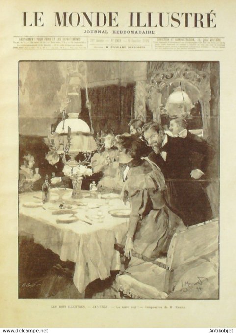 Le Monde illustré 1894 n°1919 Herblay (95) Suisse Genève Procès d'Angoulême