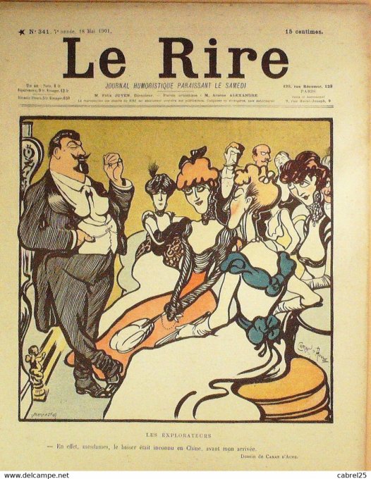 Le Rire 1901 n°341 Caran Ache Sancha Fau Léandre Avelot Rouveyre Front Somm