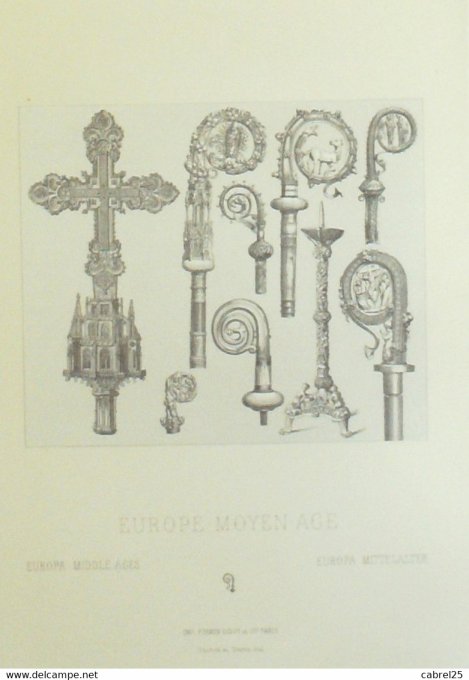 Objet Crosses d'Archevêque et Evêque chandelier croix latine