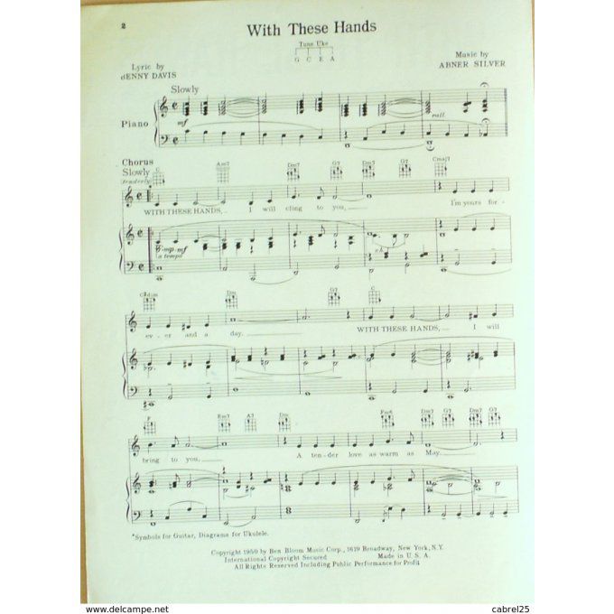 Fisher Eddie With These Hands 1950