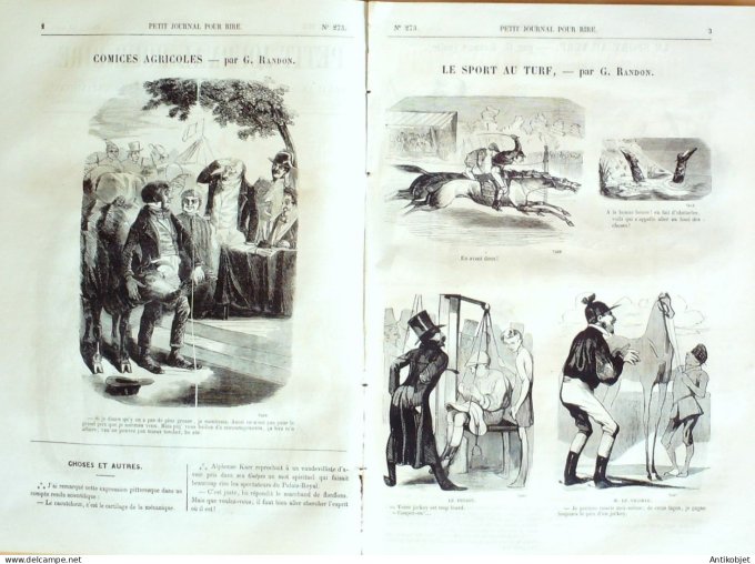 Petit journal pour Rire 1860 # 273 Parisiennes Grevin