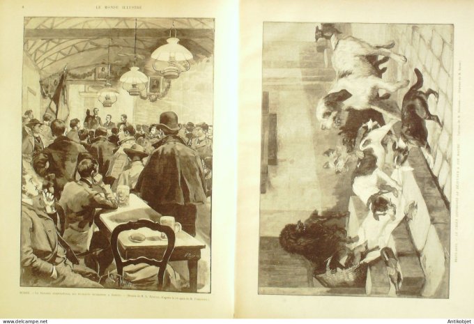 Le Monde illustré 1894 n°1919 Herblay (95) Suisse Genève Procès d'Angoulême