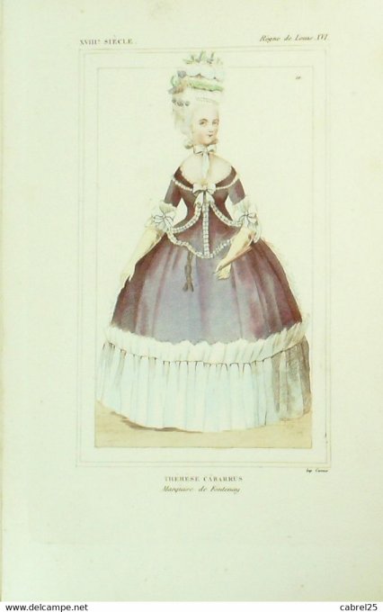 Cabarrus Thérèse Marquise De Fontenay 18ème Louis Xvi
