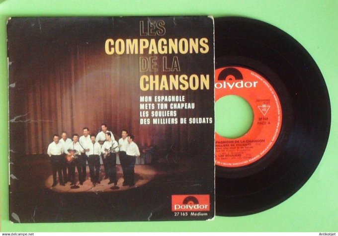 Les Compagnons de la chanson 45T EP Mon Espagnole 1965