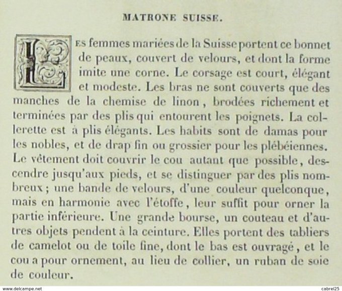 Suisse MATRONE  1859