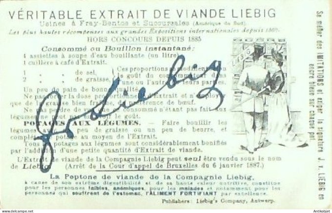 Chromo Liebig Sang  529 Ordres honorifiques 3 (1897)