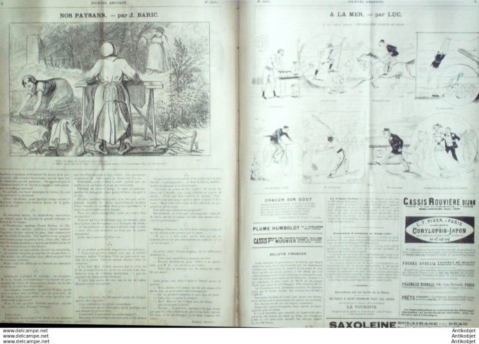 L'illustration 1897 n°2837 Martinique-St-Pierre Pêche au thon Henri Meilhac Rome Vatican