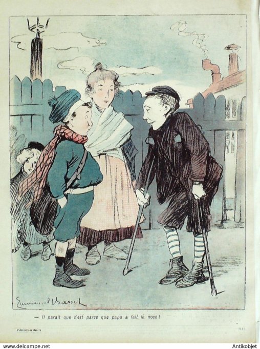 L'Assiette au beurre 1905 # 207 Les avaries Galanis Florès