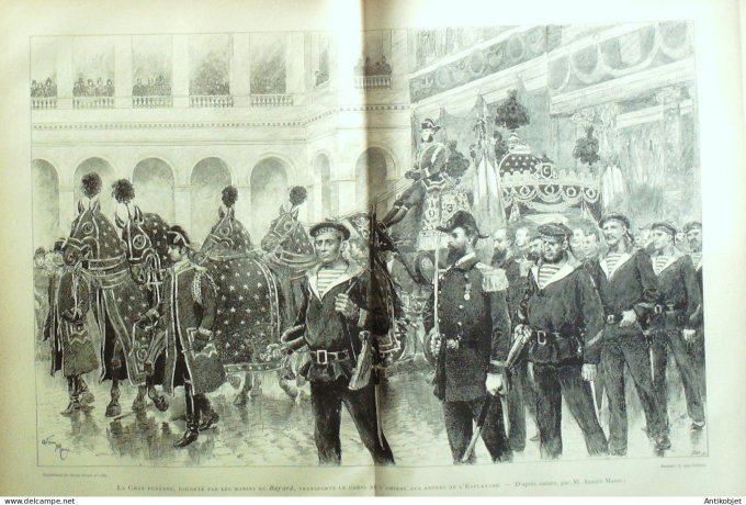Le Monde illustré 1885 n°1484 Hyères (83) Seychelles Egypte Port-Said