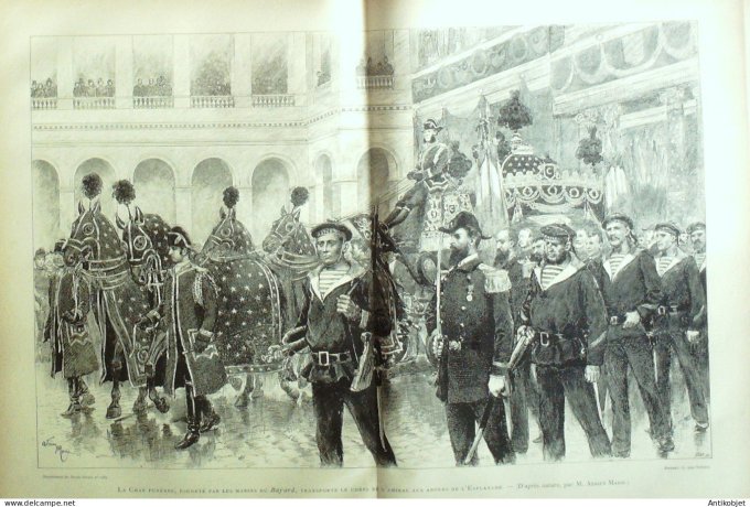Le Monde illustré 1885 n°1484 Hyères (83) Seychelles Egypte Port-Said