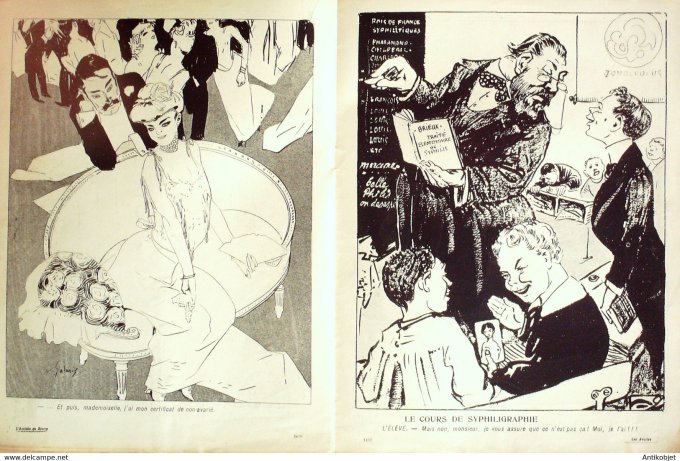 L'Assiette au beurre 1905 # 207 Les avaries Galanis Florès