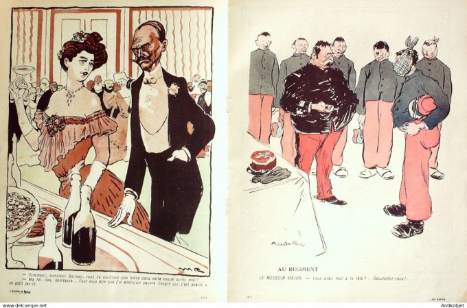 L'Assiette au beurre 1905 # 207 Les avaries Galanis Florès