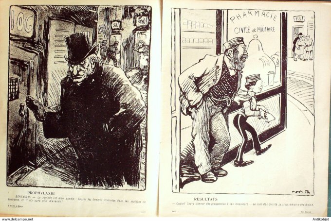 L'Assiette au beurre 1905 # 207 Les avaries Galanis Florès
