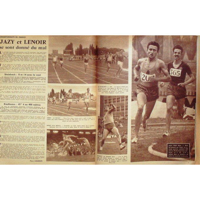 Miroir Sprint 1960 n° 738 25/7 BERNARD IDRISS FOURNIER ALARD GEMINIANI RIVIERE GRAC